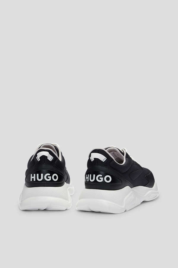 ΑΝΔΡΙΚΑ ΠΑΠΟΥΤΣΙΑ SNEAKERS HUGO - 012 ΜΑΥΡΟ